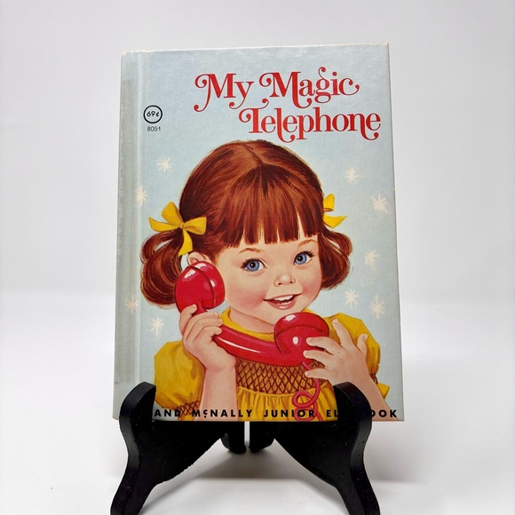 Vintage Rand McNally Junior Elf Book 1975 My Magic Telephone Collectible Toys - Picture 1 of 10